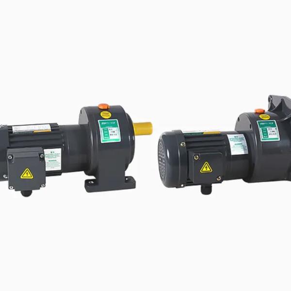 Động cơ giảm tốc 3 pha 100W (1/8HP) đến 1500W (2HP) với Hộp số trục 28mm